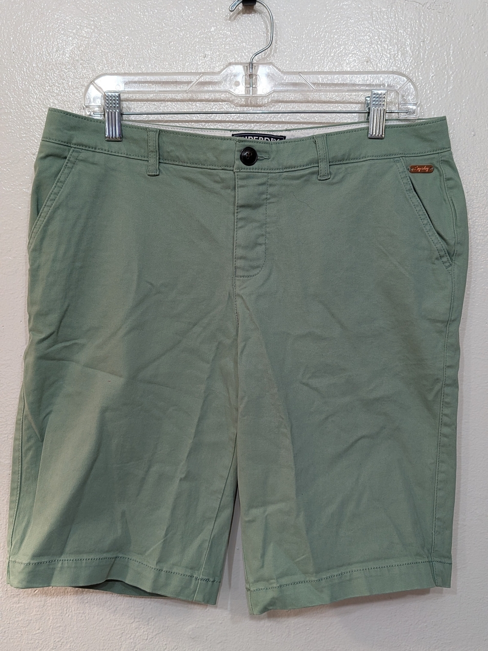 Superdry Men's Khaki Green Chino Shorts